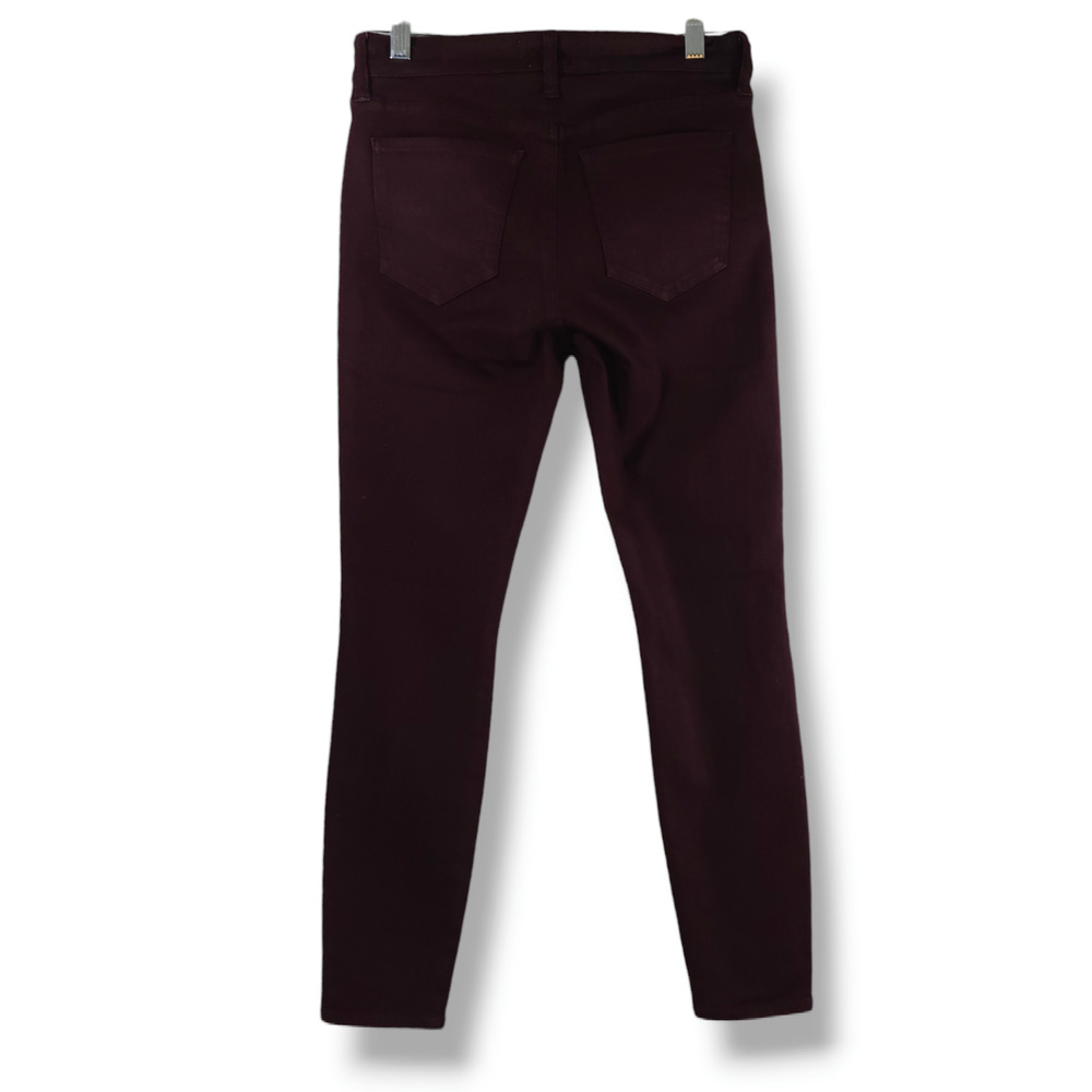 NWT Pistola Aline High-Rise Skinny Denim Ankle Jeans Sz. 27x27.50 Coated Sangria - Picture 3 of 11